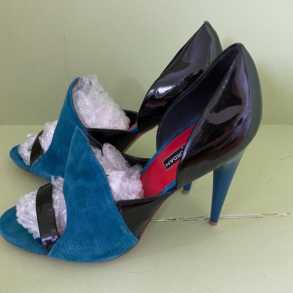 Charles Jourdan suede leather high heel shoes - Picture 3 of 9